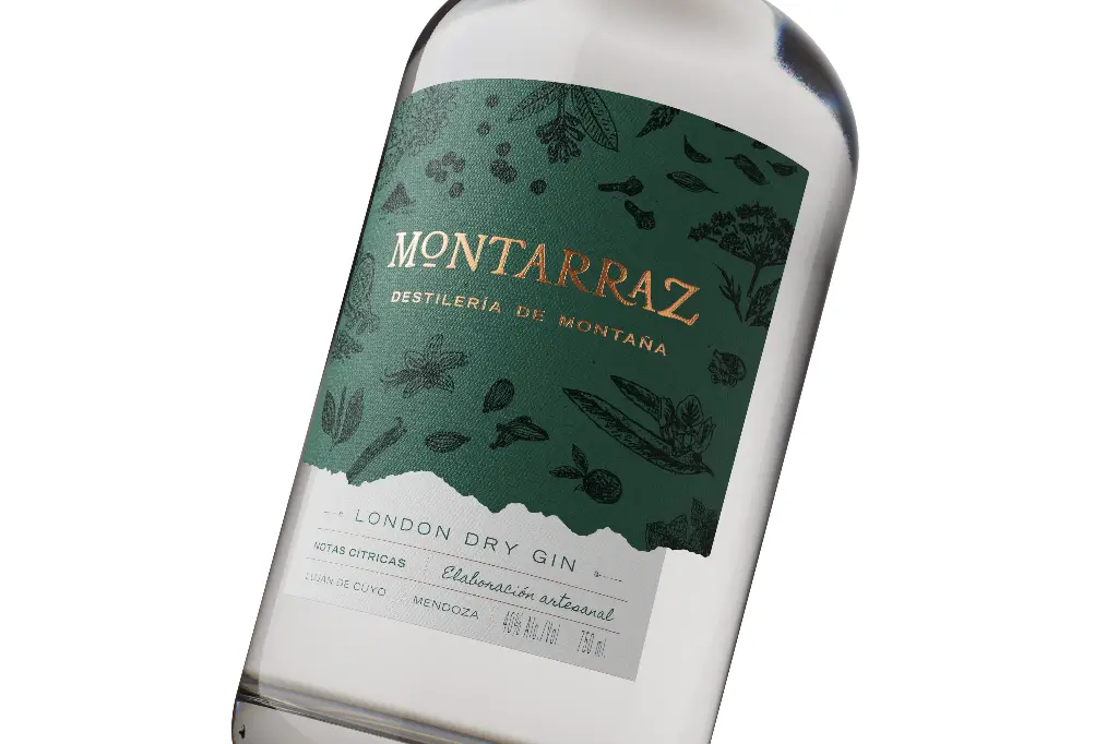 A- GIN MONTARRAZ (BOTELLA 750cc)